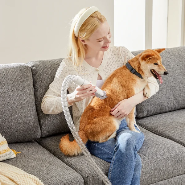 JHK 2.5L Pet Grooming Vacuum Kit with Cordless Clippers