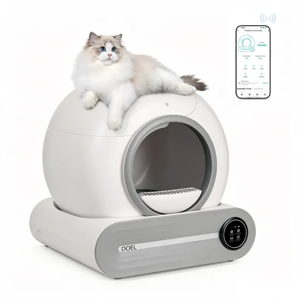DOEL  Self-Cleaning Cat Litter Box