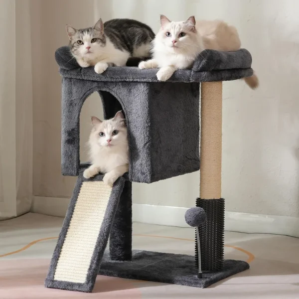 Compact Multi Level Cat Tower